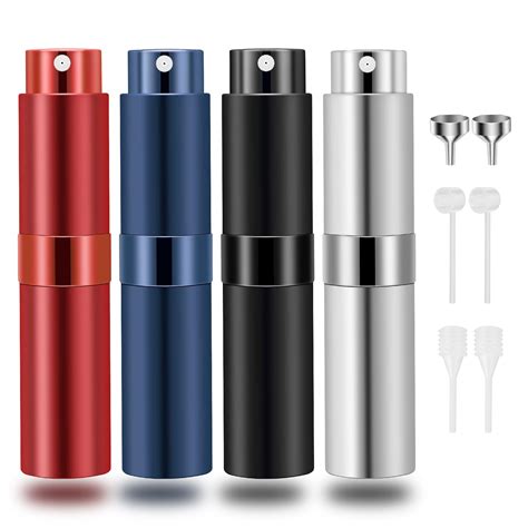 Refillable Perfume Atomizer Bottle, Pocket Cologne Sprayer, .